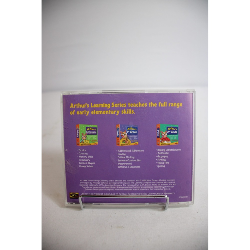 Arthur's 1st Grade Learning CD ROM Educational Software Ages 5-7 - Picture 2 of 2